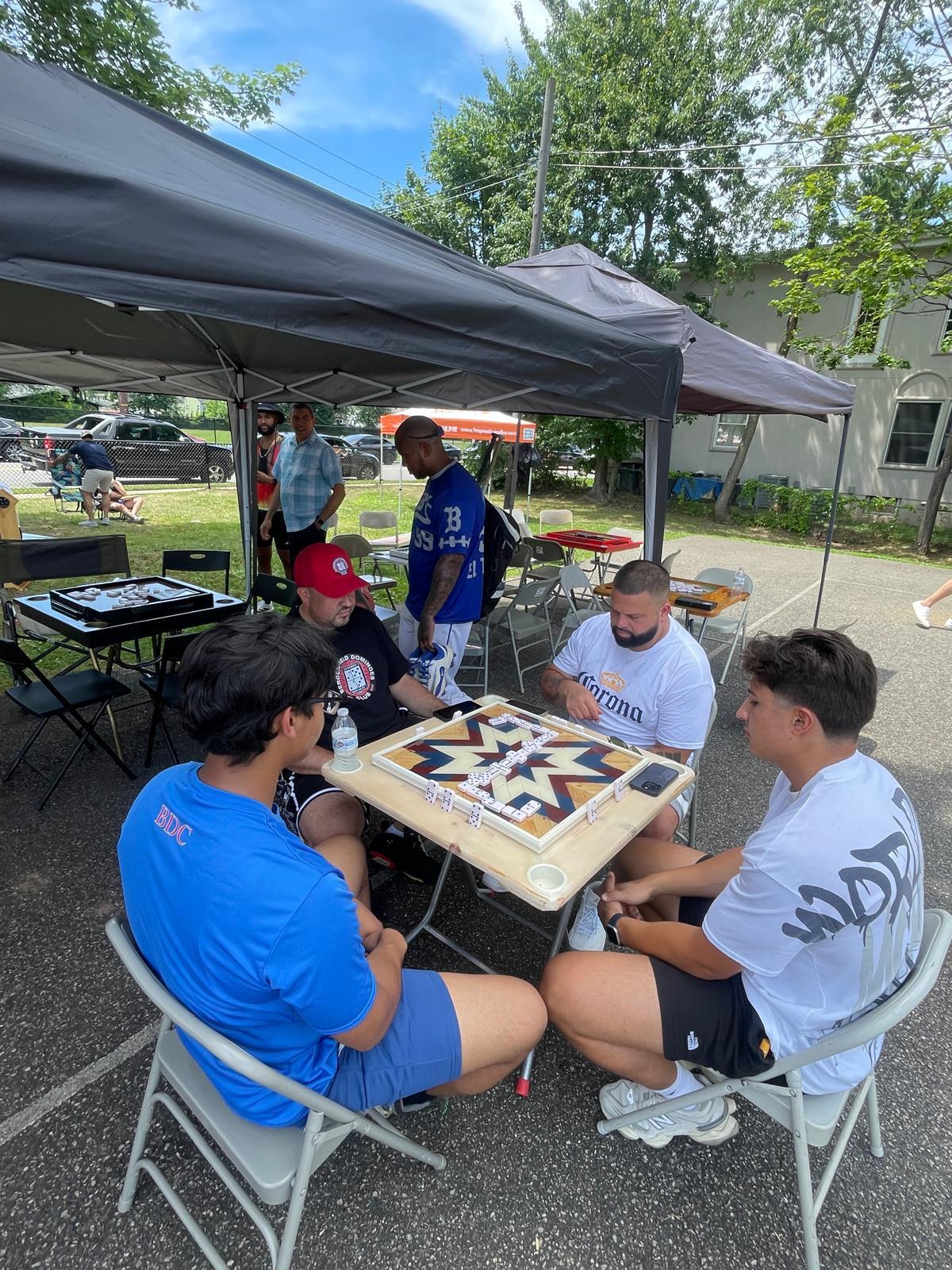 Dominoes in the Park Community Gathering